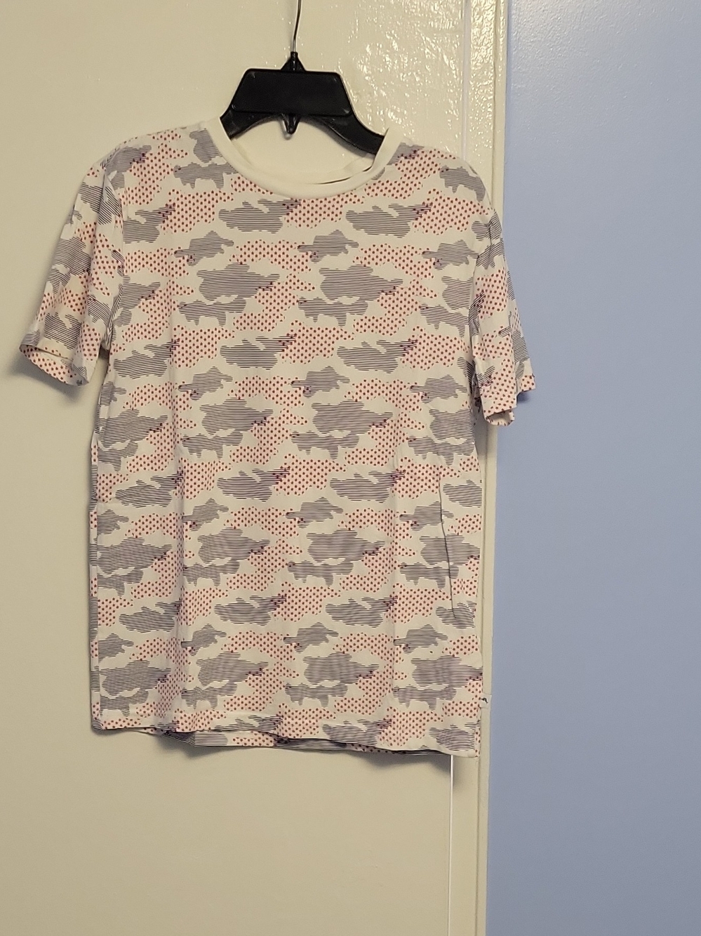 Tommy Bahama Kids Cloud Print Tee - White, Gray & Pink